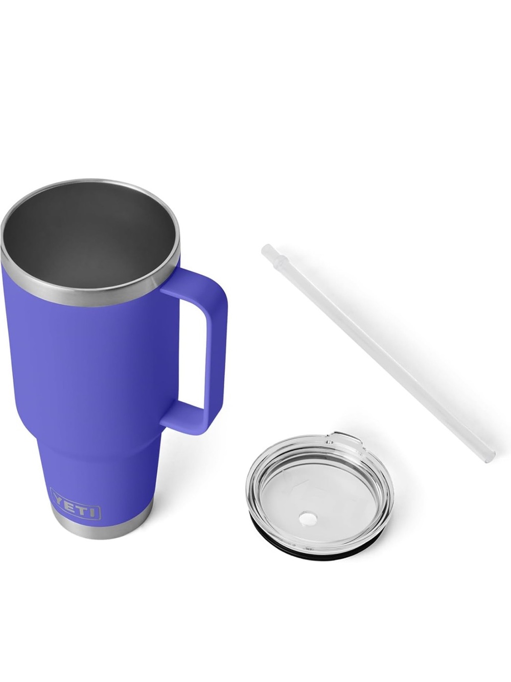 Yeti 42oz Ultramarine Violet Rambler with Straw Lid